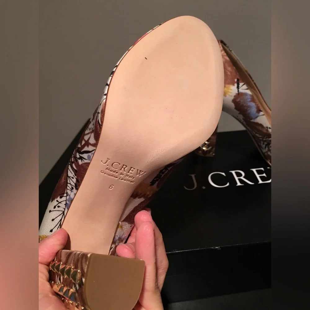 JCrew Collection Etta Pump with Studded Heel - Picture 8 of 10